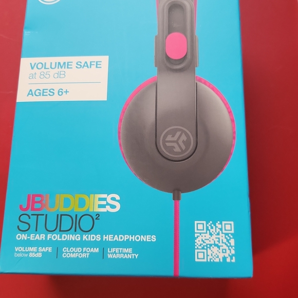 Jlab Other - JBuddies Studio2 Kids Headphones - Pink and Black